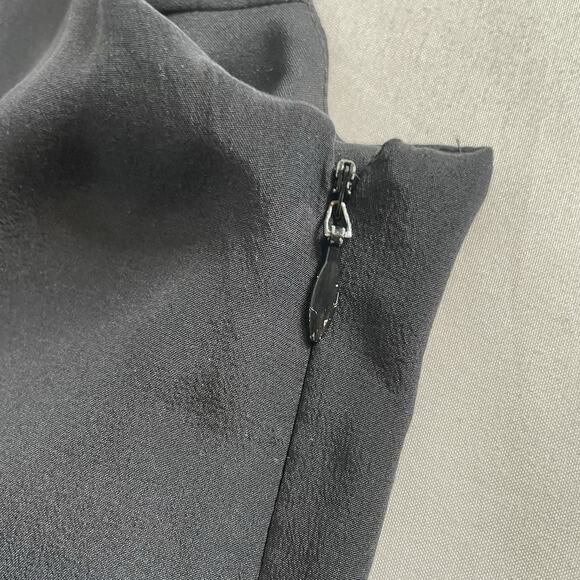 Tibi Women's Black‎ Embroidered Sleeveless Silk Dress Size 4 Aztec Boho Party - Picture 14 of 14